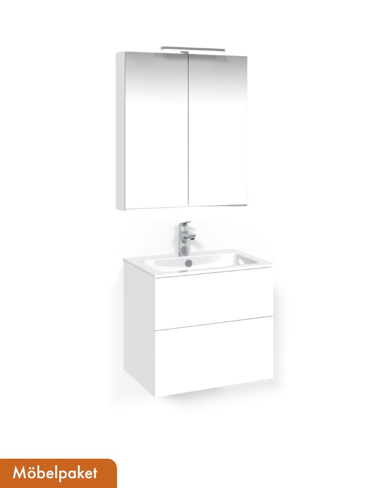 Vit kommod 60 cm 