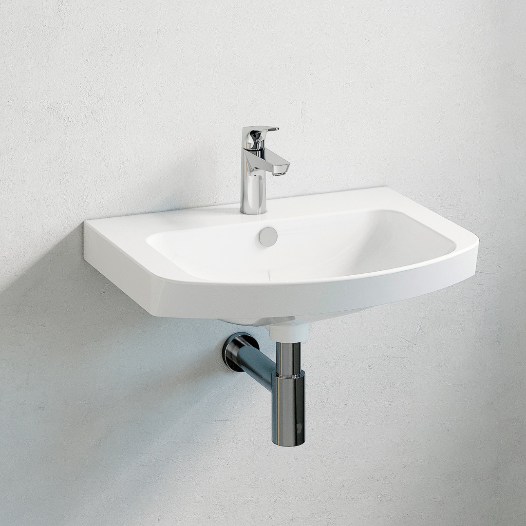 Vägghängt tvättställ