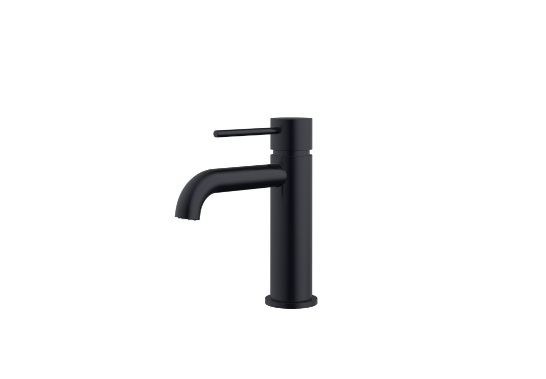 Svart tvättställsblandare 