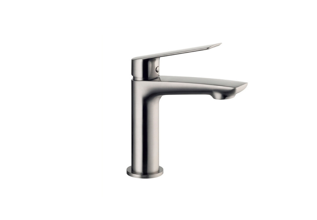 Tvättställsblandare, borstad 