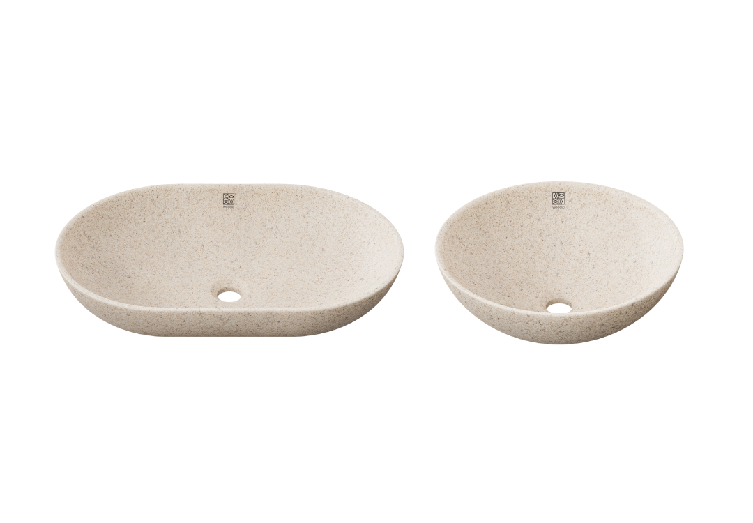 Woodio tvättställ Sand - Macro Design