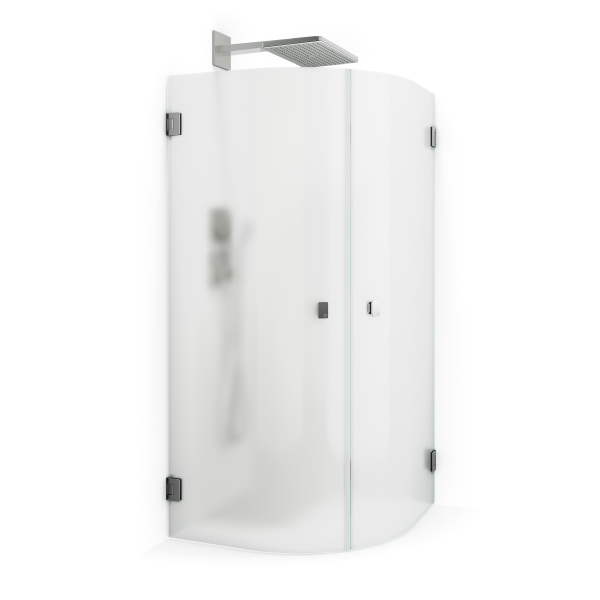 Skagenlux Rund Duschhörna 90x90 cm med Frostat Glas – Exklusiv Design