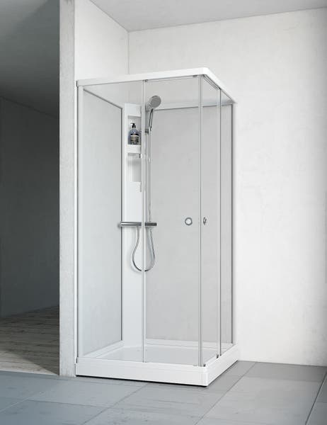 Flow Rak duschkabin Standard Blandare