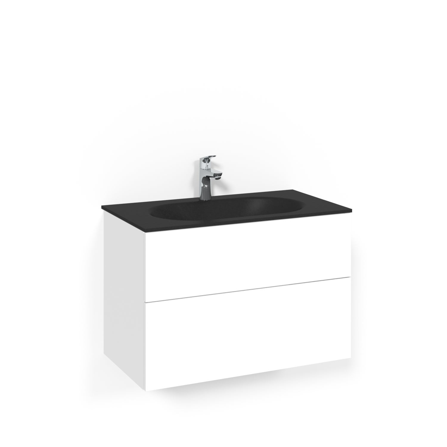 Kom Crown 80x45 Pl Vit MsG