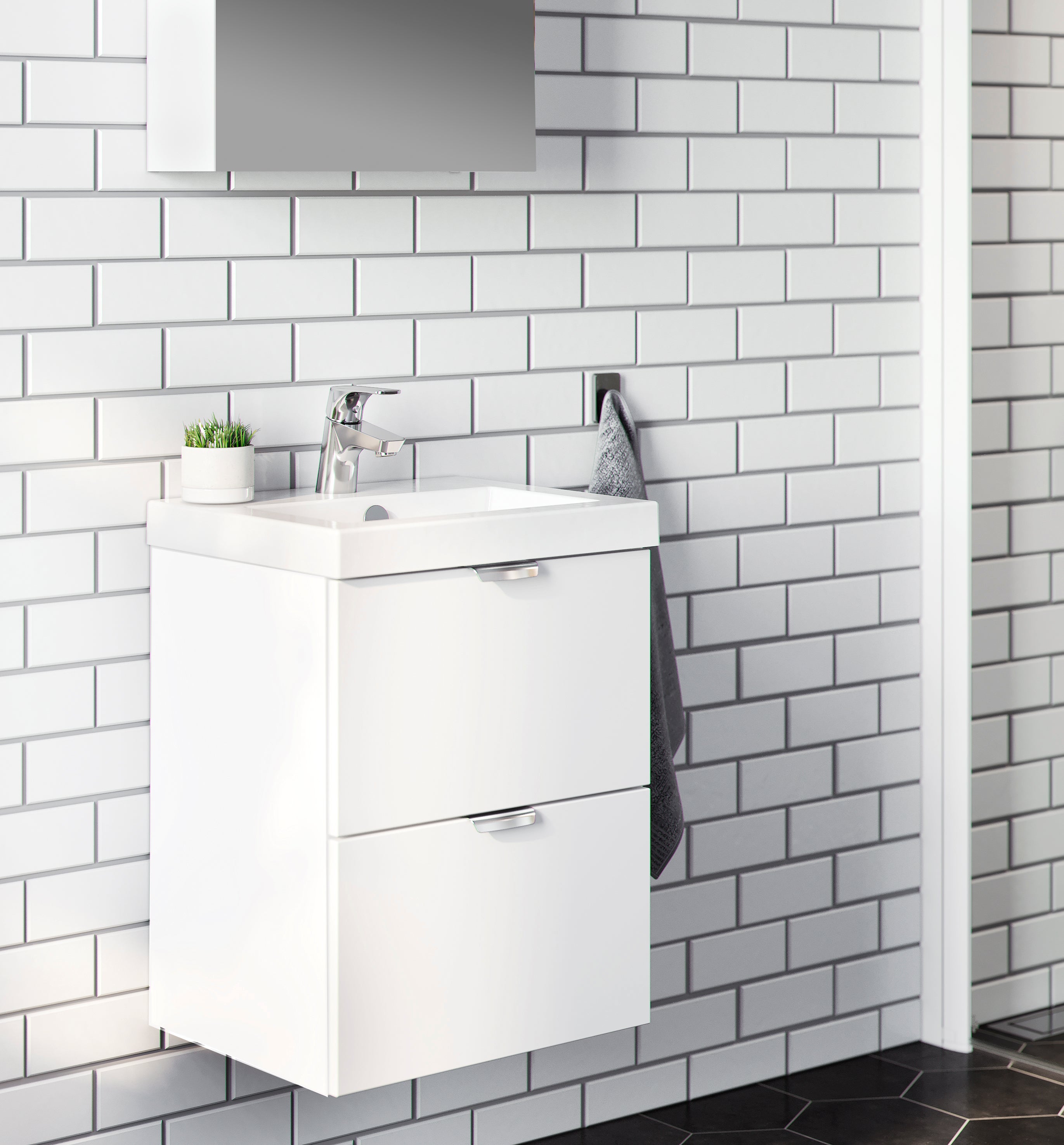 Kom Charm 45x37 Pl Vit Sm50