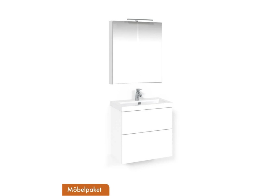 Charm 60 cm + Spegel eller spegelskåp